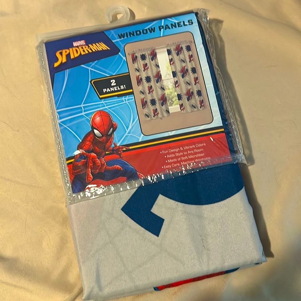 Spider-Man curtains